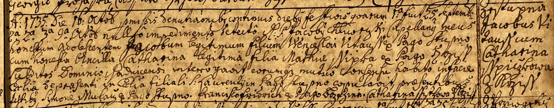 Jacobus Witaus birth
